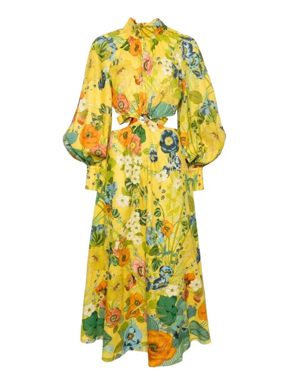 NWOT ALEMAIS CRESIDA CUTOUT MIDI DRESS US size 8